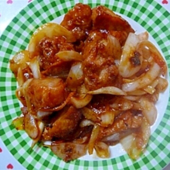 残り物の唐揚げを使った一品 レシピ 作り方 By もっちんママ 楽天レシピ